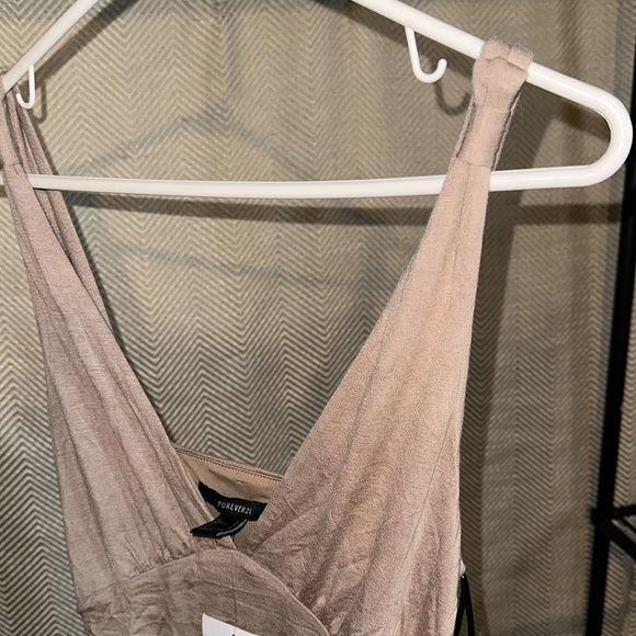 Forever 21 bodycon knit dress size small taupe - Picture 4 of 5